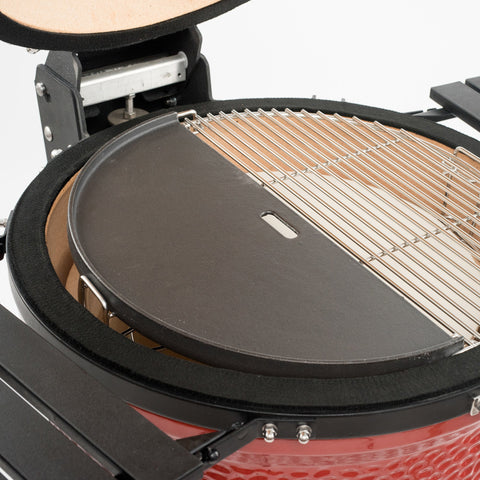 Half Moon Cast Iron Reversible Griddle - Classic Joe ® - BBQ STORE MALTA