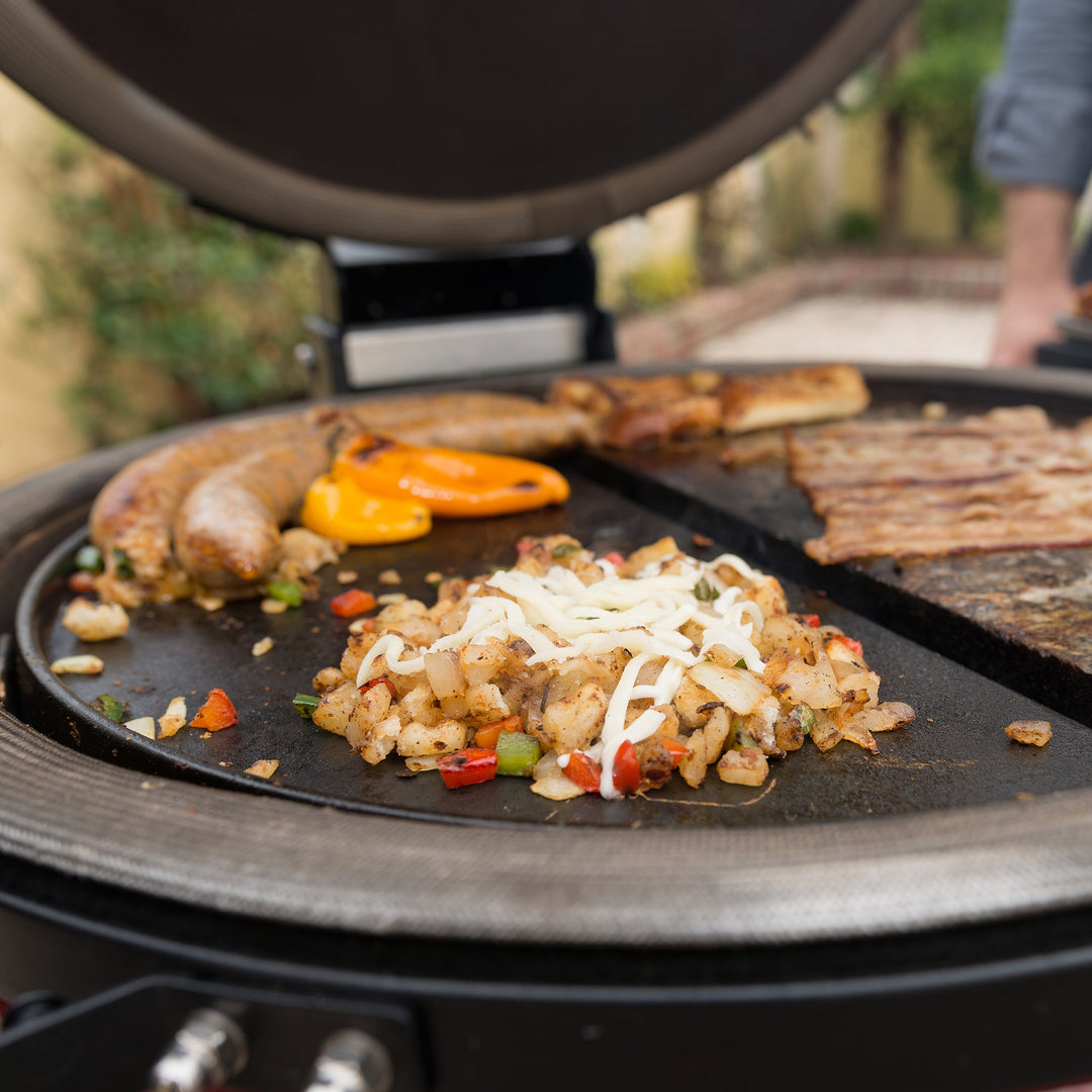 Half Moon Cast Iron Reversible Griddle - Classic Joe ® - BBQ STORE MALTA