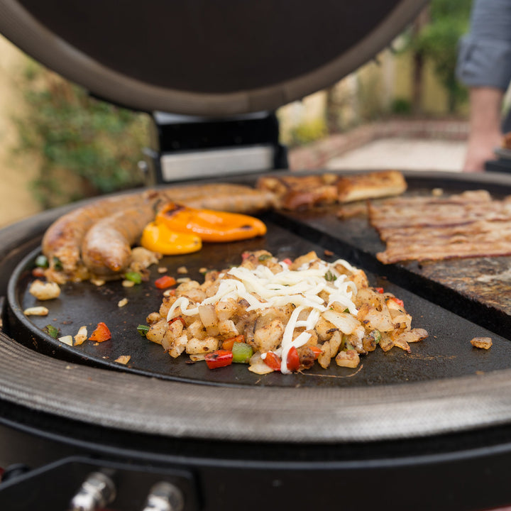 Half Moon Cast Iron Reversible Griddle - Classic Joe ® - BBQ STORE MALTA