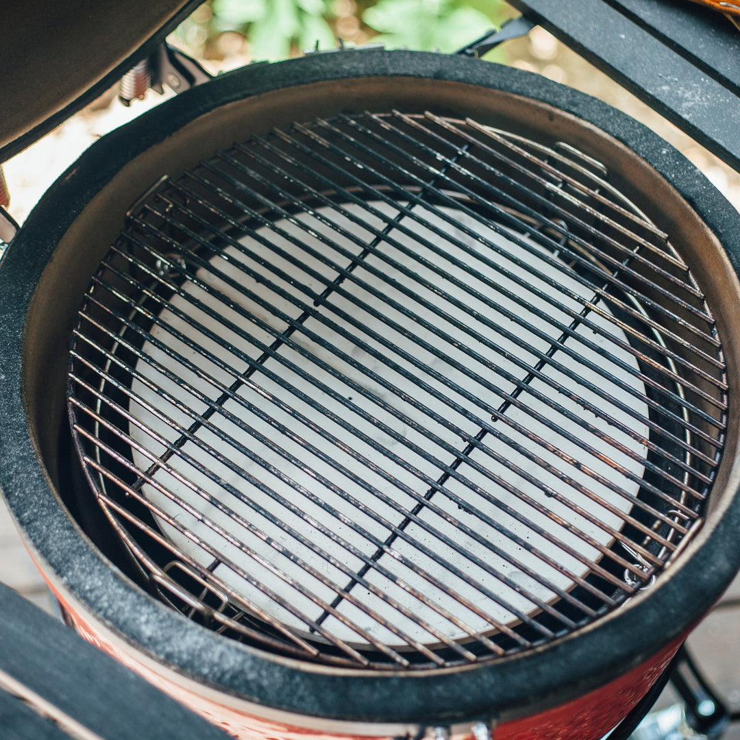 Half Moon Deflector Plates - Classic Joe ® (set =2 half moon plates) - BBQ STORE MALTA