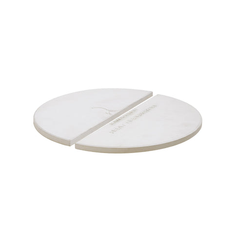Half Moon Deflector Plates - Classic Joe ® (set =2 half moon plates) - BBQ STORE MALTA