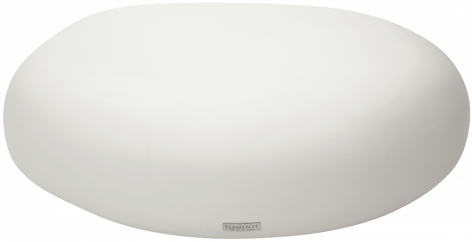 HAWAII Pebble Table Medium - Cream White - BBQ STORE MALTA