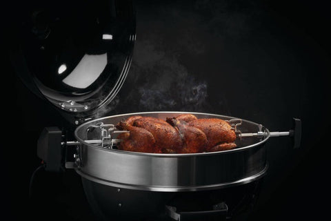Heavy Duty Rotisserie Kit for PRO Charcoal Kettle 22 and 18 - inch Grills - BBQ STORE MALTA