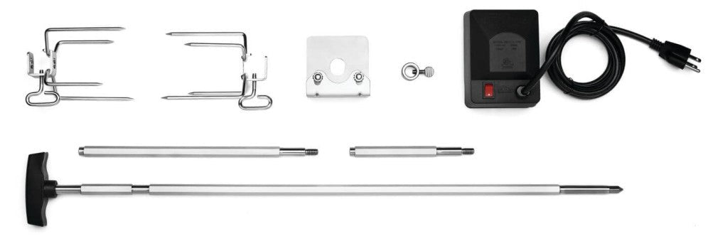 Heavy Duty Rotisserie Kit for PRO Charcoal Kettle 22 and 18 - inch Grills - BBQ STORE MALTA