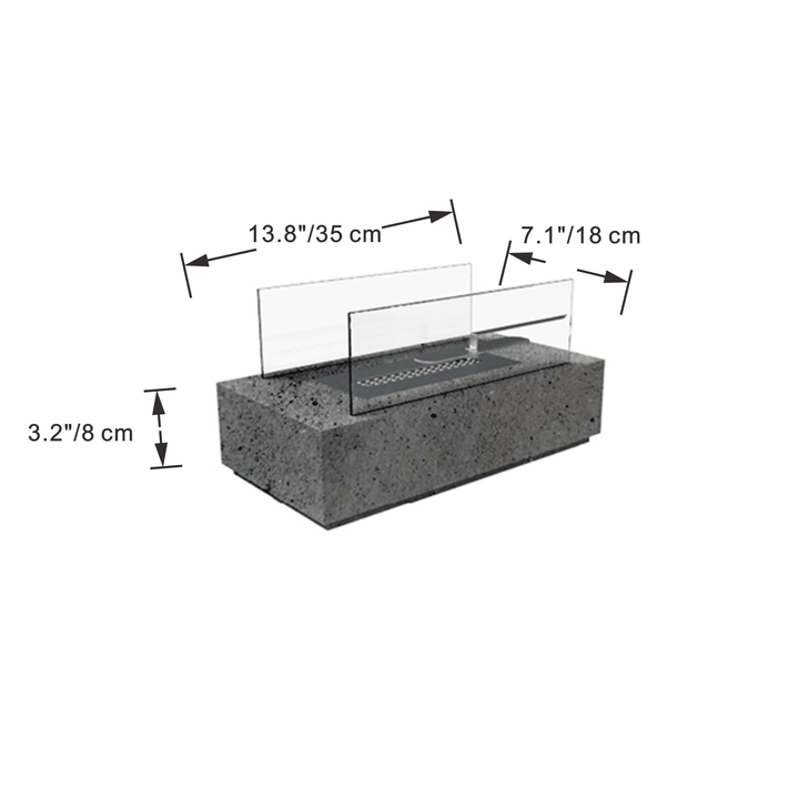 KIRA Bio - ethanol Tabletop Fireplace - BBQ STORE MALTA