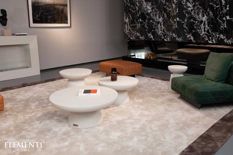 KYLIX Coffee Table Small - Cream White - BBQ STORE MALTA