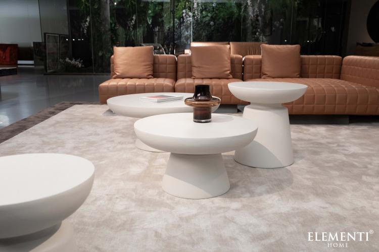 KYLIX Coffee Table Small - Cream White - BBQ STORE MALTA