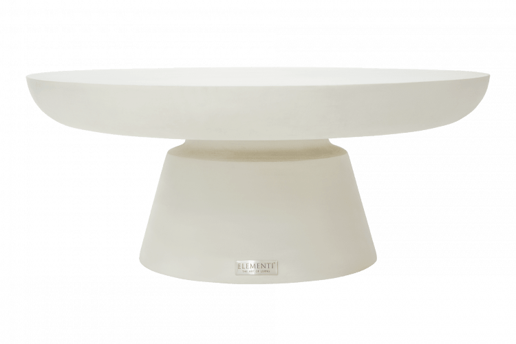 KYLIX Coffee Table Small - Cream White - BBQ STORE MALTA