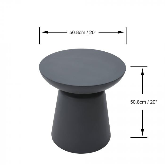 KYLIX Side table - Slate Black - BBQ STORE MALTA