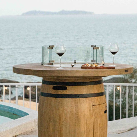Lafite Barrel Fire Table B - BBQ STORE MALTA