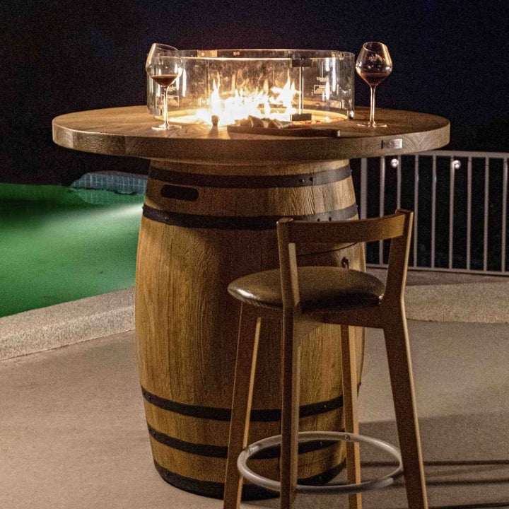 Lafite Barrel Fire Table B - BBQ STORE MALTA