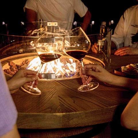 Lafite Barrel Fire Table B - BBQ STORE MALTA