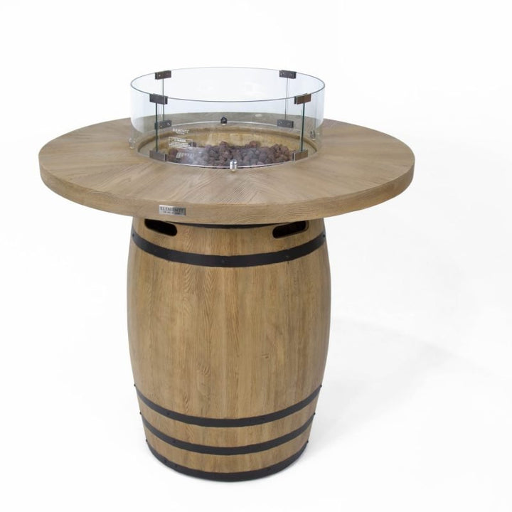 Lafite Barrel Fire Table B - BBQ STORE MALTA