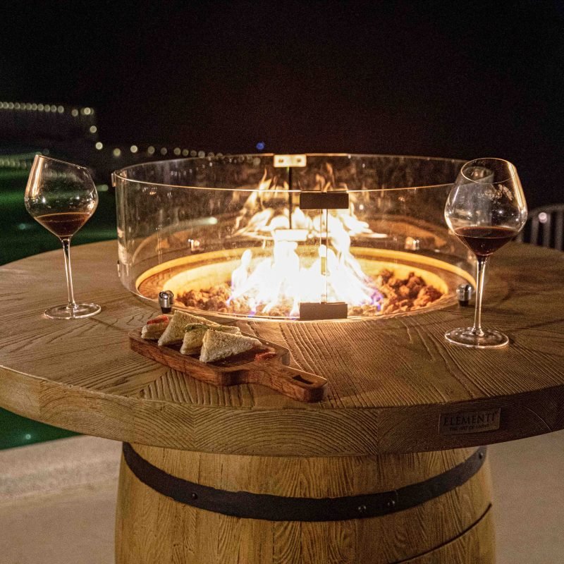 Lafite Barrel Fire Table B - BBQ STORE MALTA