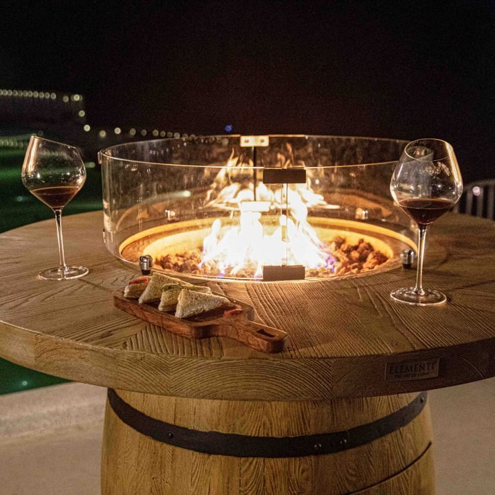Lafite Barrel Fire Table B - BBQ STORE MALTA