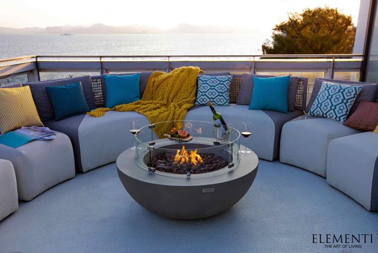 Lunar Bowl Fire Table DG - BBQ STORE MALTA