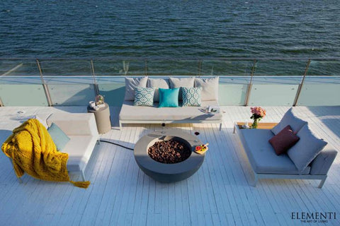 Lunar Bowl Fire Table LG - BBQ STORE MALTA