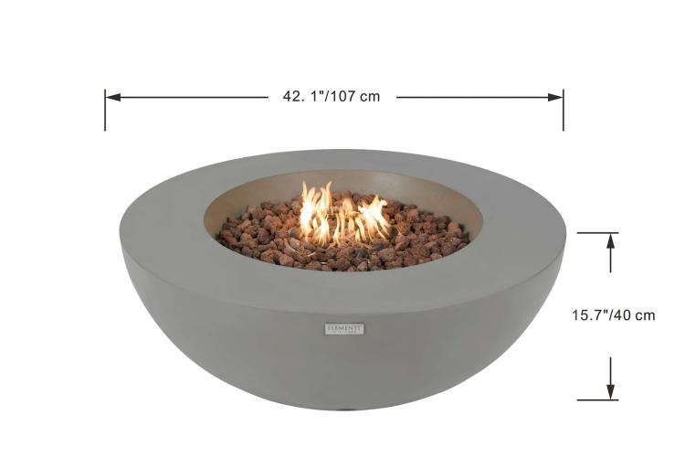 Lunar Bowl Fire Table LG - BBQ STORE MALTA
