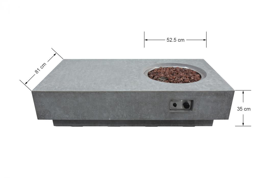 Metroplis Fire Table LG - BBQ STORE MALTA