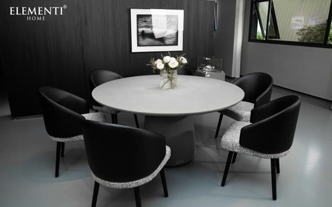 Rio Dining Table Round Large - Space Grey - BBQ STORE MALTA