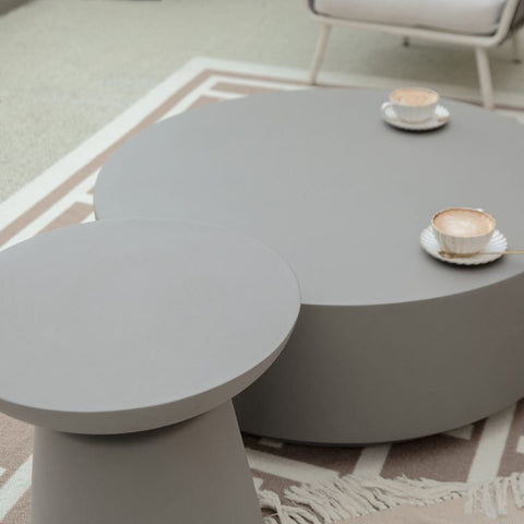 ROME Column Series Coffee Table Large - Space Grey - BBQ STORE MALTA