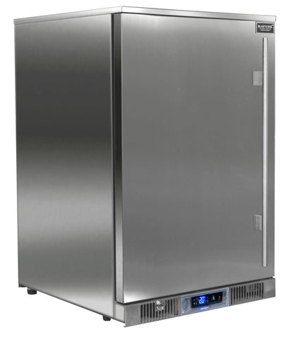 Single Door Outdoor Cooler – Solid Door, Left Hand Hinged. 840mm High - BBQ STORE MALTA