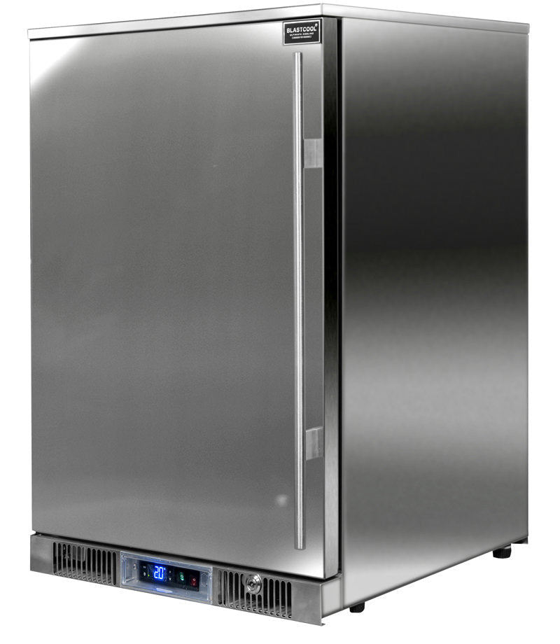Single Door Outdoor Cooler – Solid Door, Left Hand Hinged. 870mm High - BBQ STORE MALTA