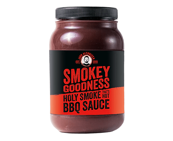 Smokey Goodness Holy Smoke Thats Hot! BBQ Sauce - BBQ STORE MALTA
