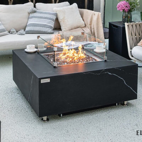 Sofia Marble Porcelain Fire Table B - BBQ STORE MALTA