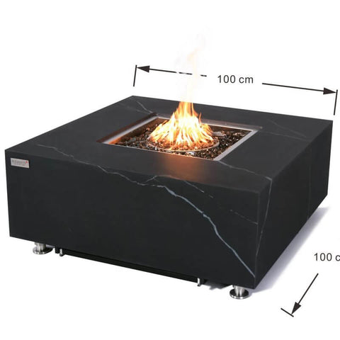 Sofia Marble Porcelain Fire Table B - BBQ STORE MALTA