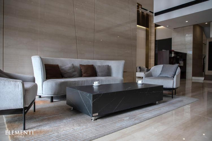 SOFIA Marble Procelain Series Coffee Table Rectangle - BBQ STORE MALTA