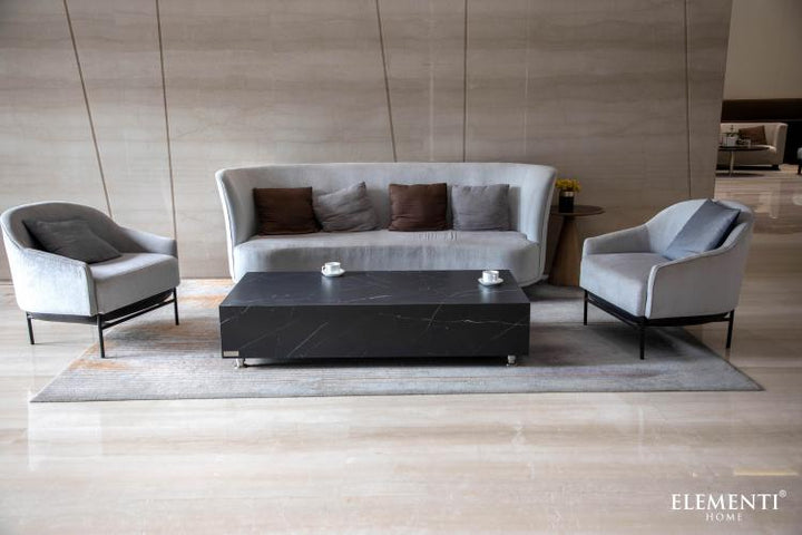 SOFIA Marble Procelain Series Coffee Table Rectangle - BBQ STORE MALTA