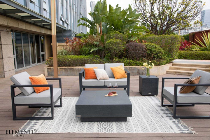 TEVERE Travertine Series Coffee Table Large - Space Grey - BBQ STORE MALTA