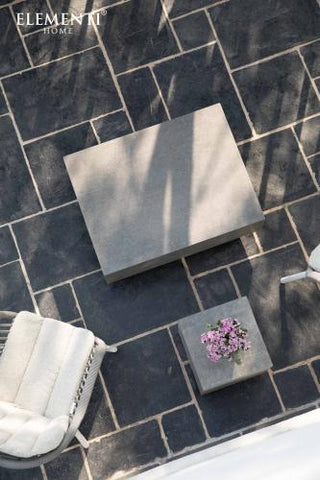 TEVERE Travertine Series Coffee Table Rectangle Medium - Space Grey - BBQ STORE MALTA