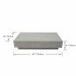 TEVERE Travertine Series Coffee Table Rectangle - Slate Black - BBQ STORE MALTA