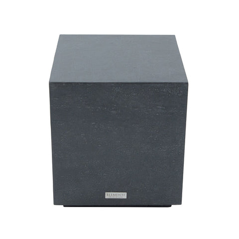 TEVERE Travertine Series Side Table - Slate Black - BBQ STORE MALTA