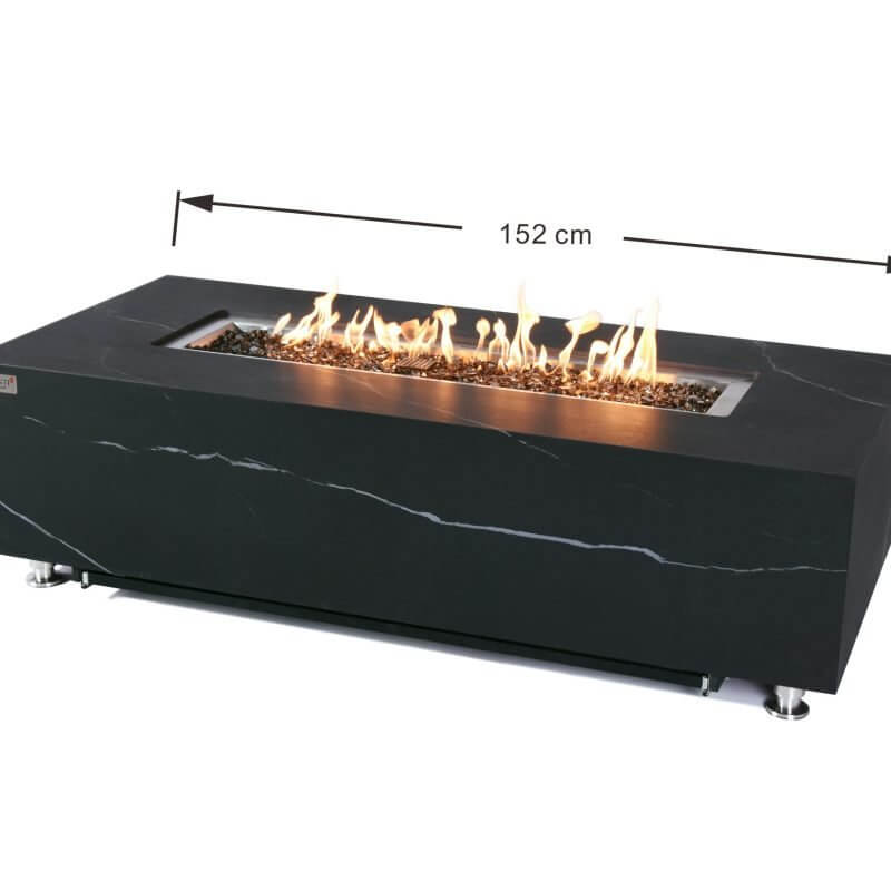 VARNA Marble Porcelain Fire Table BB B - BBQ STORE MALTA