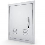 Vertical door ventilated Left opening (big) - BBQ STORE MALTA