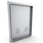 Vertical door ventilated Left opening (big) - BBQ STORE MALTA
