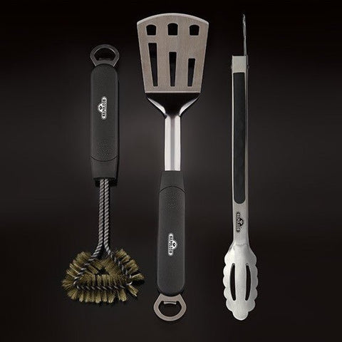 3 Piece Stainless Steel BBQ Toolset - BBQ STORE MALTA