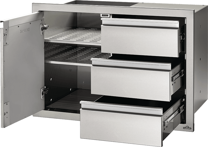 36" X 24" Single Door & Triple Drawer Combo - BBQ STORE MALTA