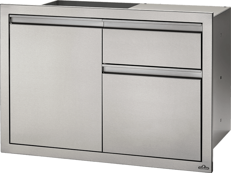 36" X 24" Single Door & Waste Bin Drawer - BBQ STORE MALTA