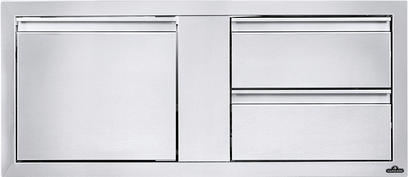 42" X 16" Single Door & Double Drawer Combo - BBQ STORE MALTA