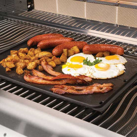 Cast iron online griddle for grill