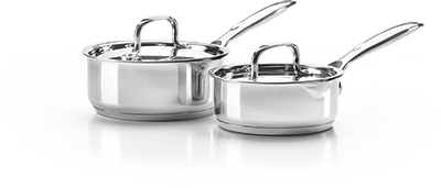 STAINLESS STEEL SAUCEPAN SET OF 2-BBQ STORE MALTA-BBQ STORE MALTA