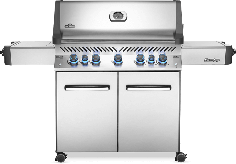 Prestige® 665 Propane Gas Grill with Infrared Side and Rear Burners, Stainless Steel