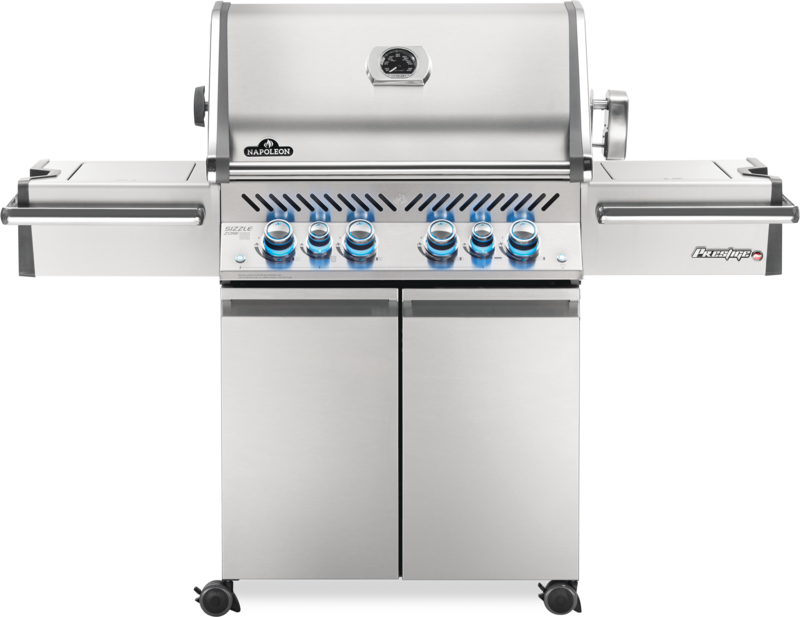 Prestige PRO™ 500 Propane Gas Grill with Infrared Rear and Side Burners, Stainless Steel