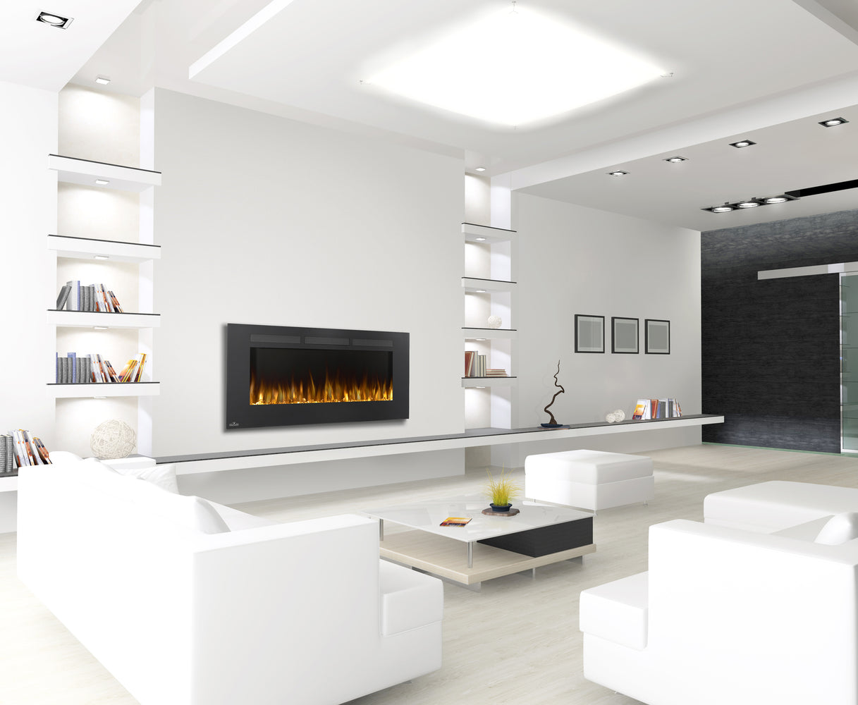 50" ALLURE TM SERIES WALL MOUNT ELECTRIC FIREPLACE WITH HEATER-BBQ STORE MALTA-BBQ STORE MALTA