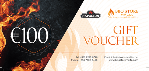 BBQ Store Voucher €100 - BBQ STORE MALTA