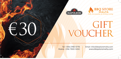 BBQ Store Voucher €30 - BBQ STORE MALTA